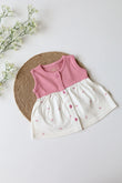 Blush Bow-Baby Frock