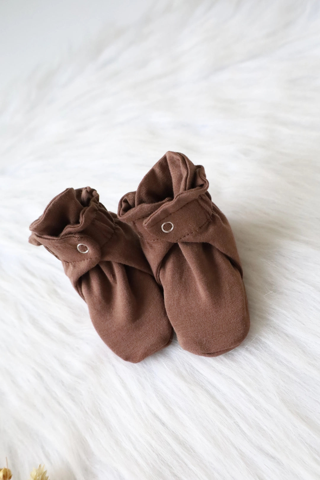 Brown-Newborn-Baby-Booties-and-Socks
