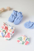 Camo Fluff-Baby Mittens and Booties