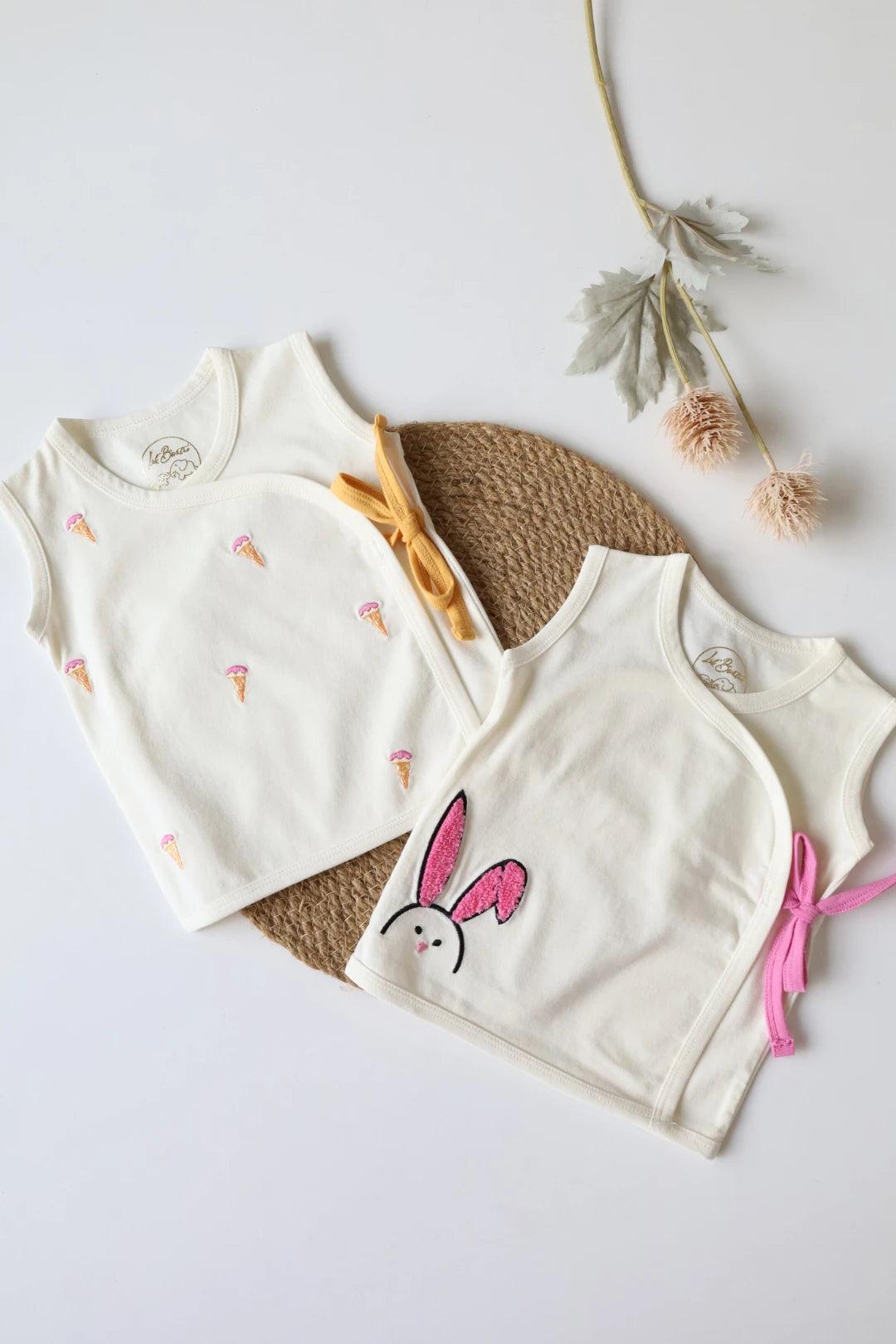 Choco-Hop-Baby-Jabla-Kimono Style-Pack-of-2
