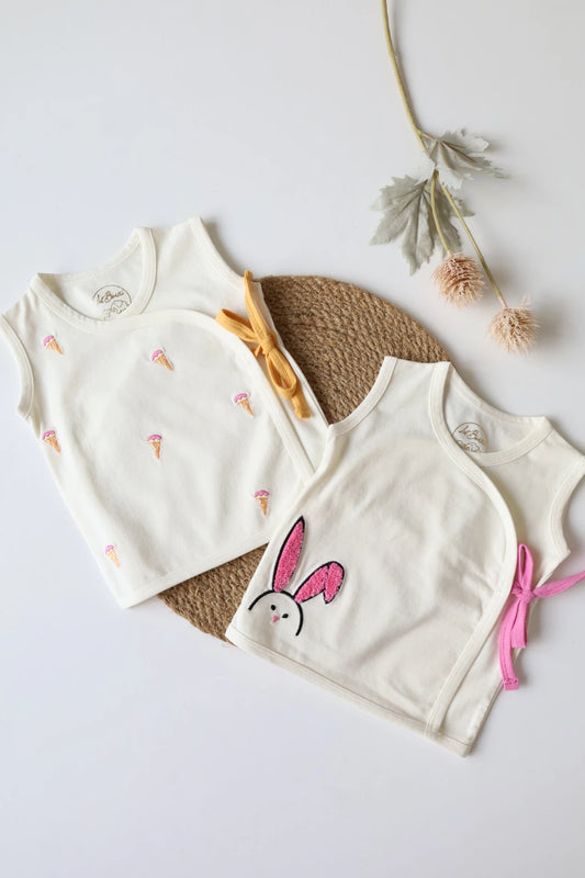 Choco-Hop-Baby-Jabla-Kimono Style-Pack-of-2