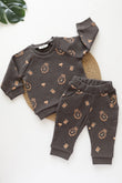 Cocoa Bunny-Waffle Kids and Baby Co-Ord Set