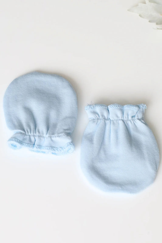 Comfort Blue-Baby Mittens
