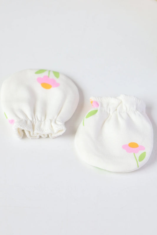 Floral-Fluff-Baby-Mittens