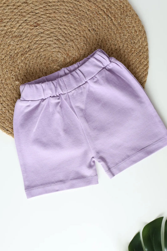 Lilac Glow-Newborn Shorts