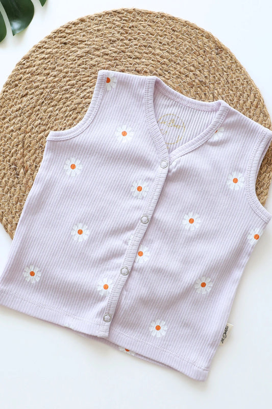 Lilac DaisyβRibknit Newborn Jabla