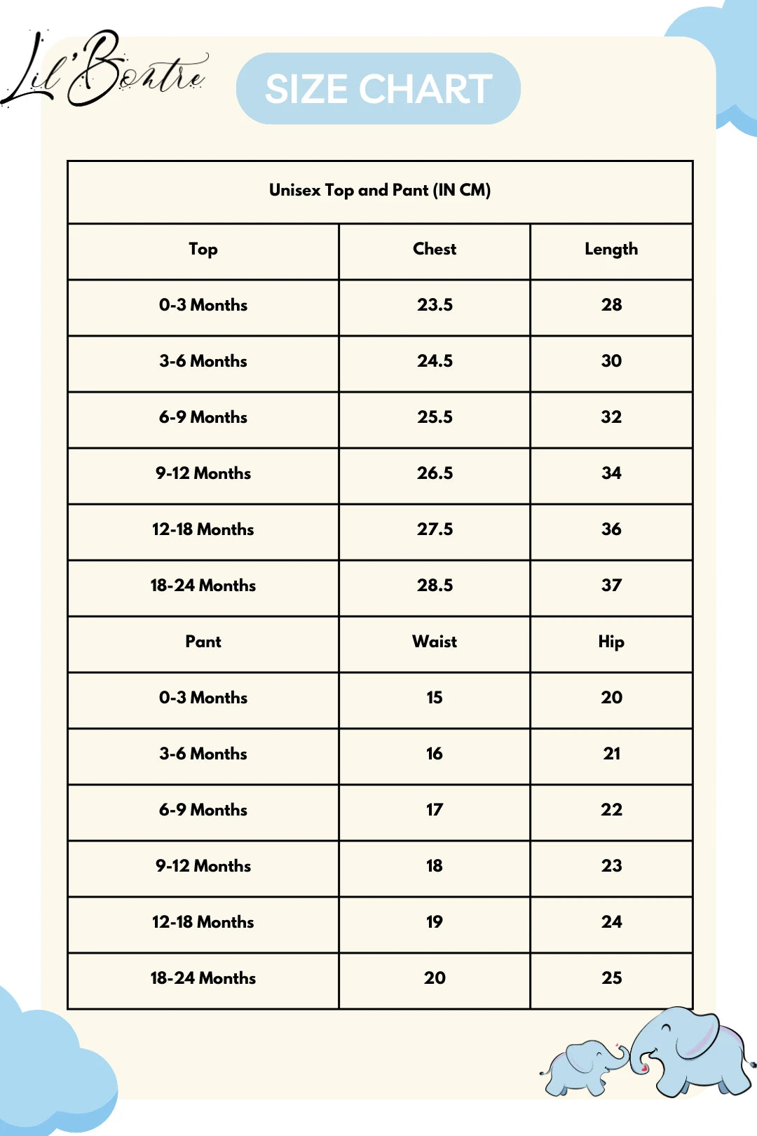 Love-Bug-Kids-T-Shirt-and-Pant-Set-Size-Chart-2