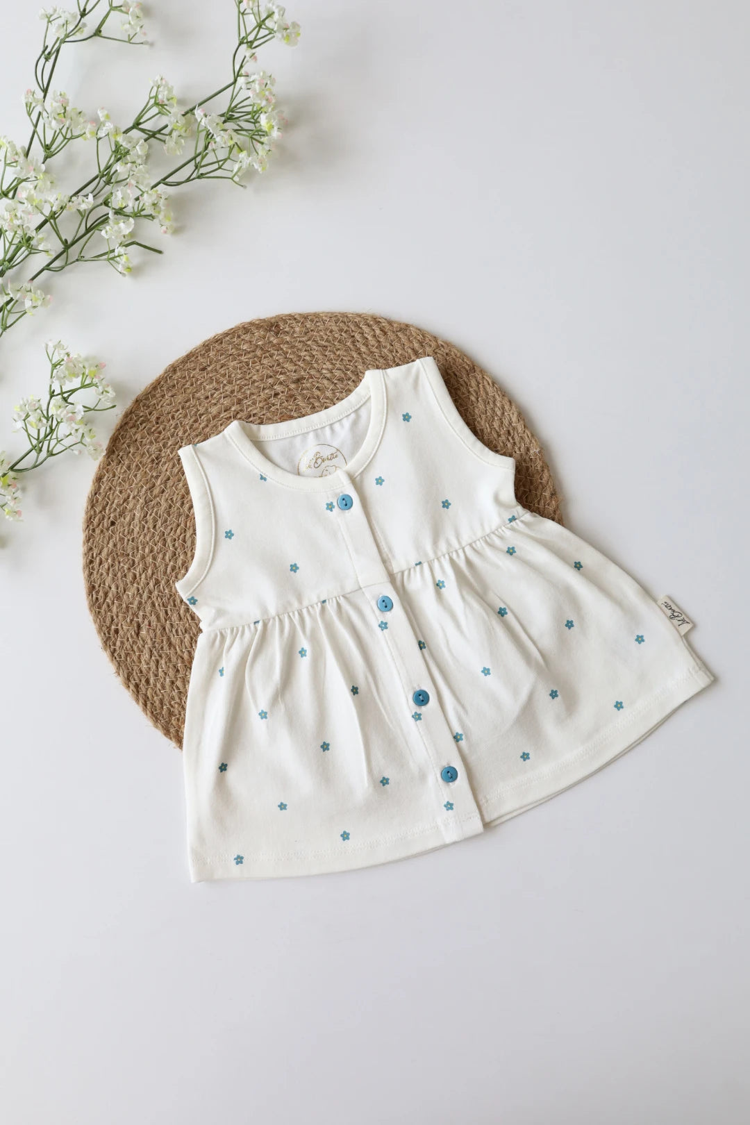 Ocean Blossom-Baby Frock – LilBontre