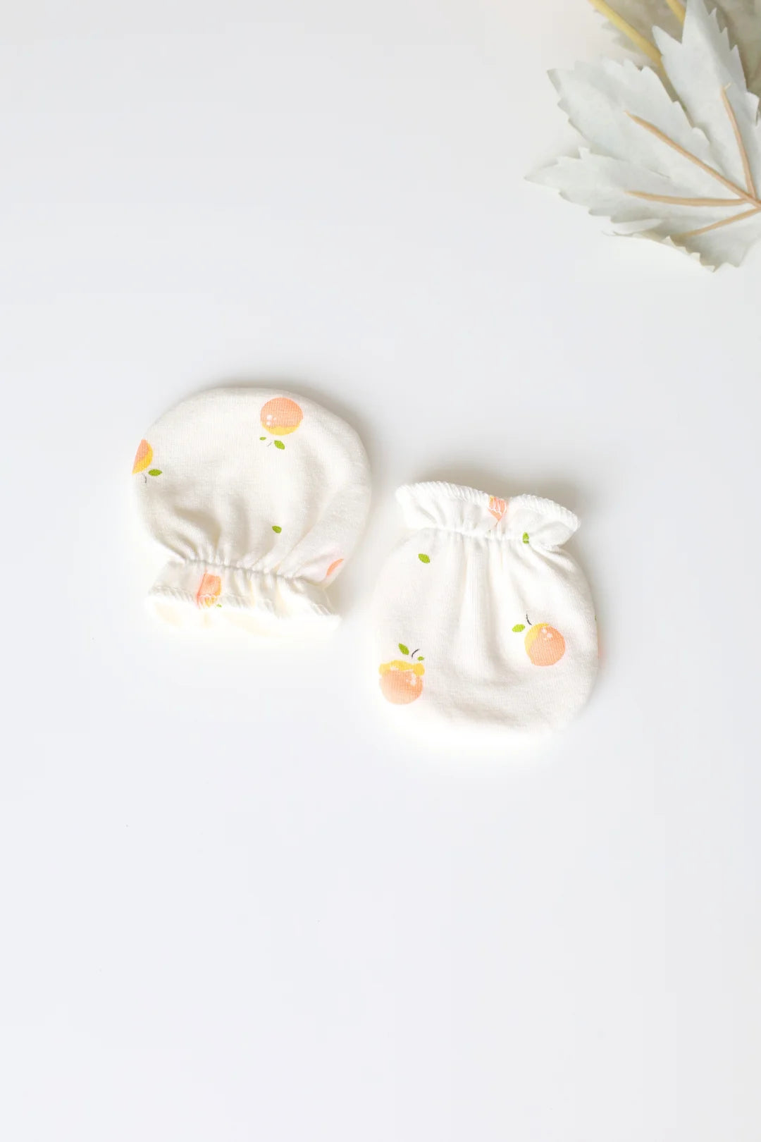 Orange Mits-Baby Mittens