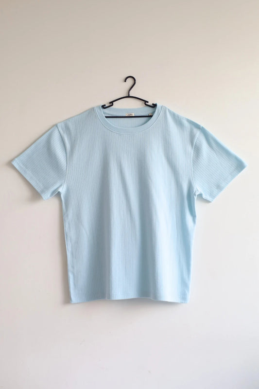 Parisian-Blue-Oversized-Women-T-Shirt