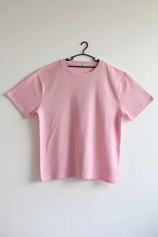 Parisian-Pink-Oversized-Women-T-Shirt