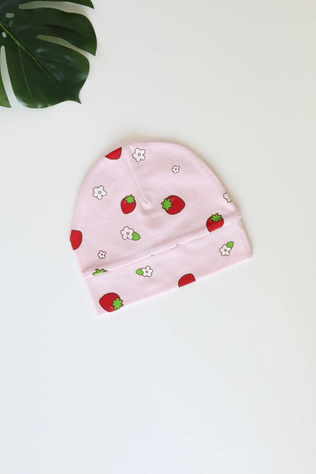 Pink-Berry-Newborn-Cap
