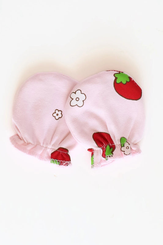 Pink-Berry-Newborn-Mittens