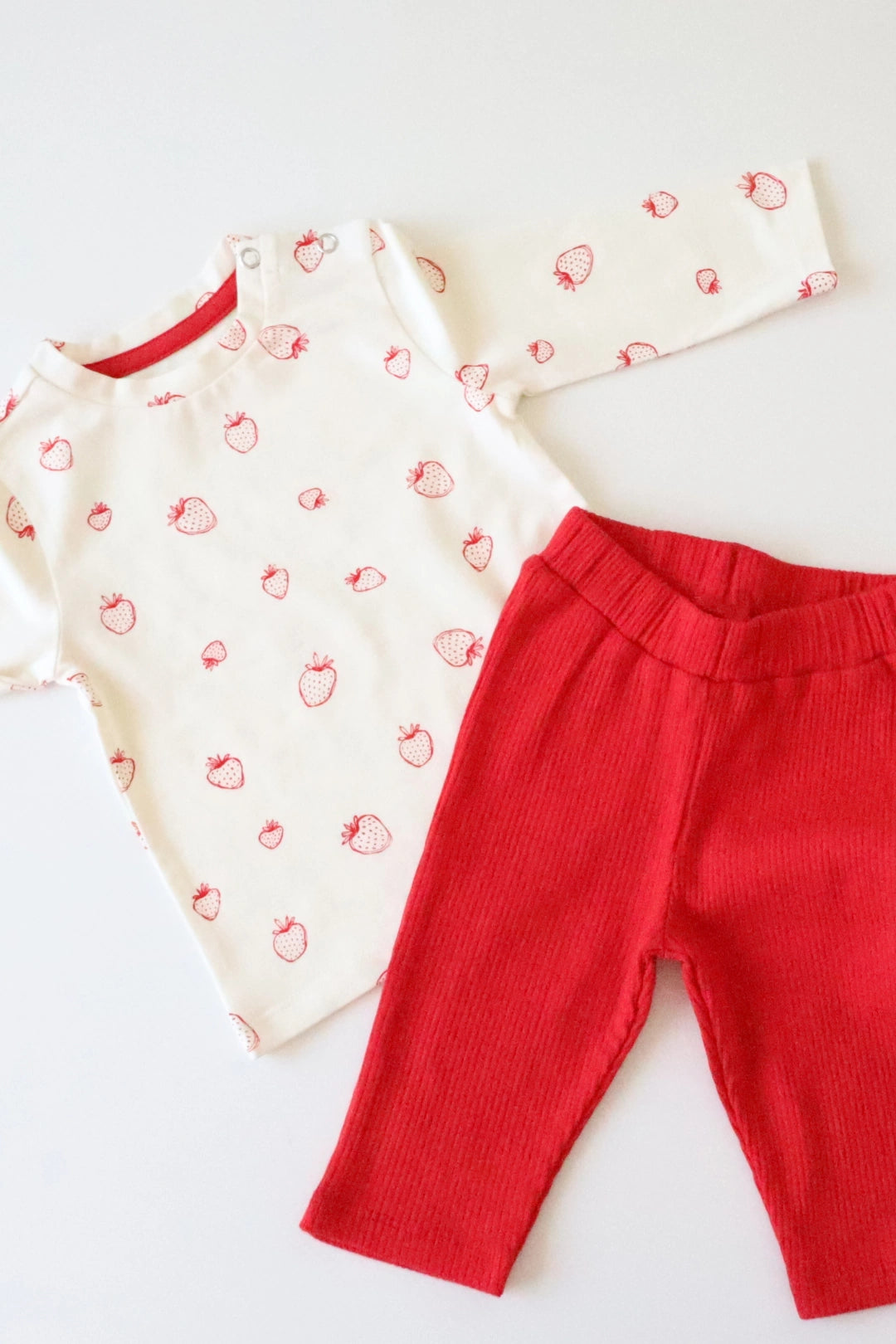 Strawberry-Kids-T-Shirt-and-Pant-Set