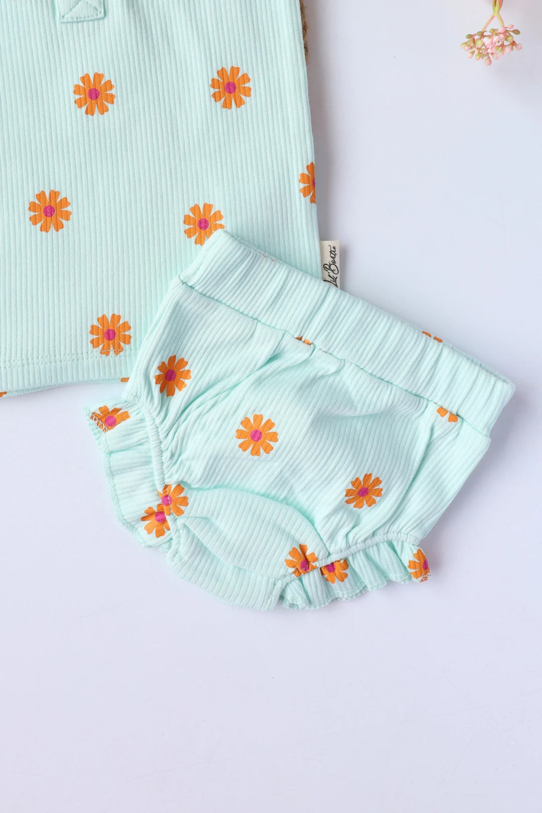 Twirlies Dasiy-Baby Girls Spaghetti Bloomer