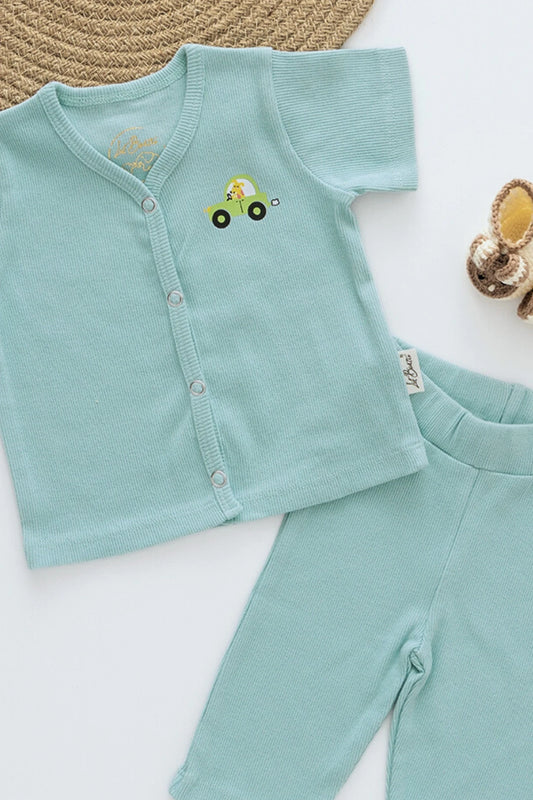 Vroomster-RibKnit-Unisex-Top-and-Pant-Set