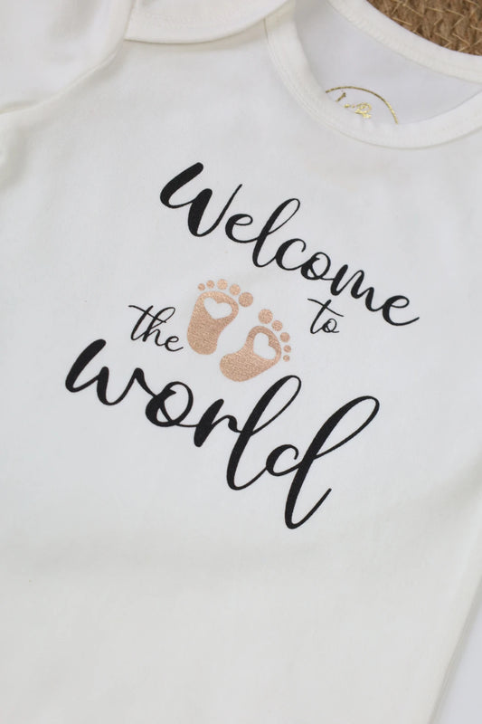 Welcome To The World-Digital Romper