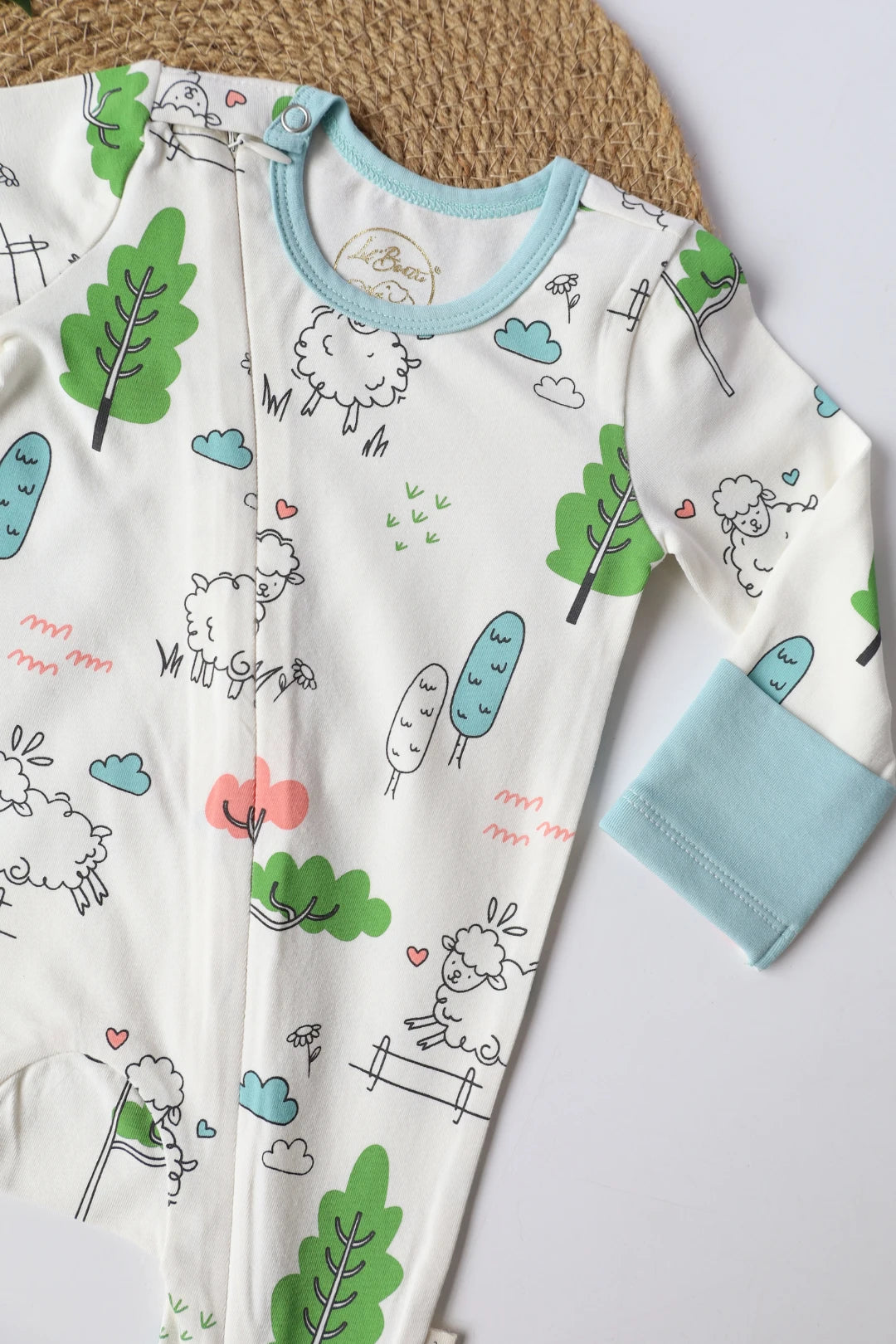 Woolly-Flocks-Newborn-Baby-Sleepsuit