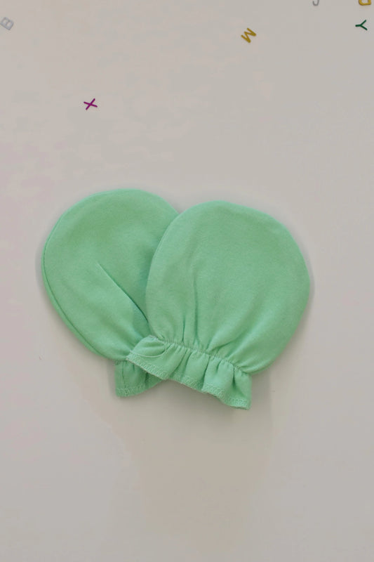 Green Berry-Baby Mittens