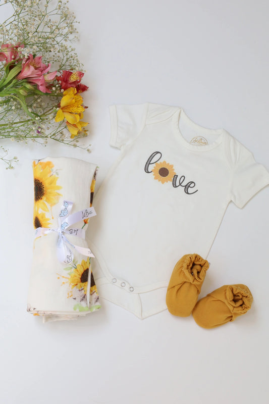 Sunflower Combo-Newborn Baby Gift Set
