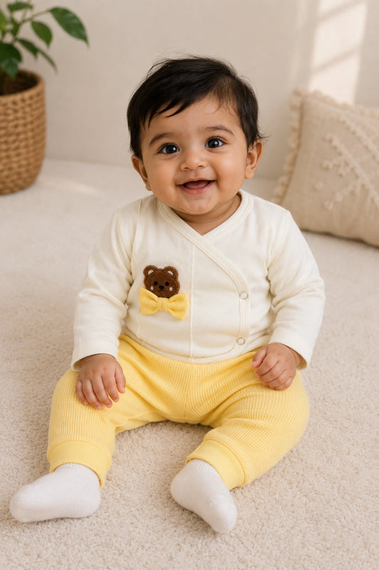 Bear-Bow-Newborn-Clothes-Set