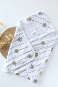 Blossom Muslin-Hooded Baby Towel