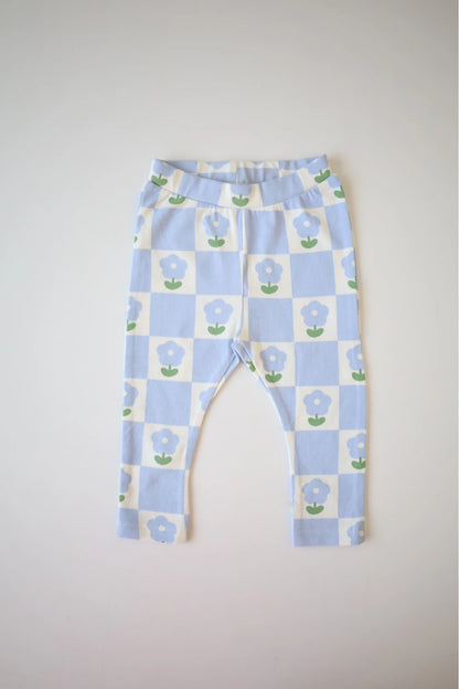 Blue-Checked-Baby-Girls-Leggings
