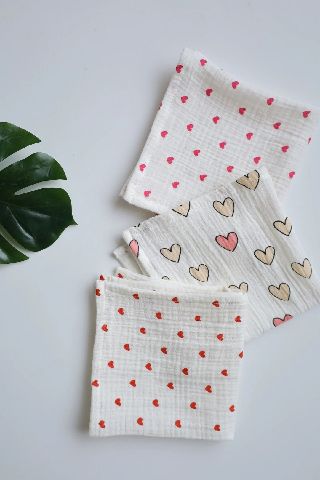 Blush-Heart-Muslin-Baby-Wipes-Pack-of-3