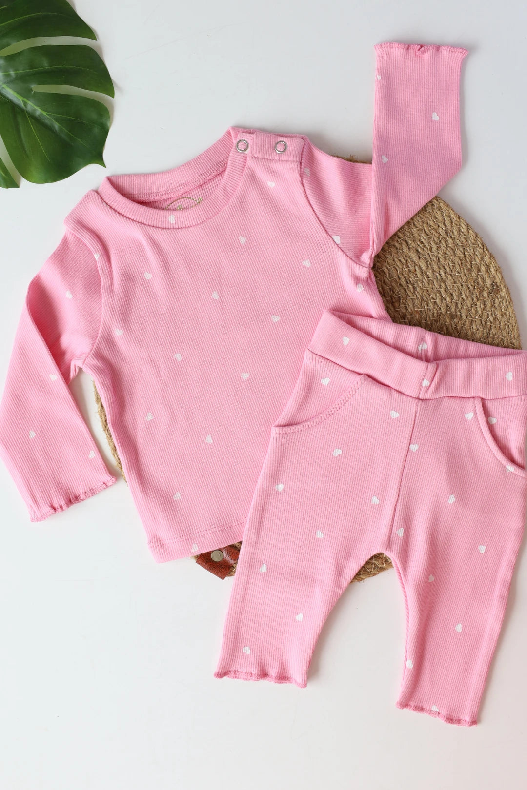 Blush-Heart-Pointelle-Kids-T-Shirt-and-Pant-Set
