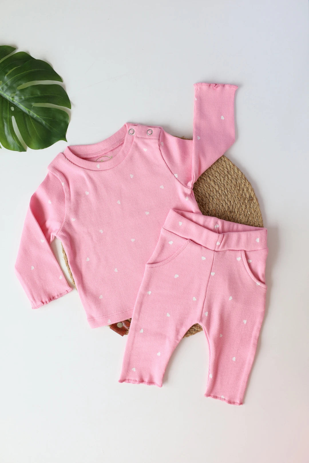 Blush-Heart-Pointelle-Kids-T-Shirt-and-Pant-Set