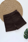 Brown Truffle-Kids Shorts