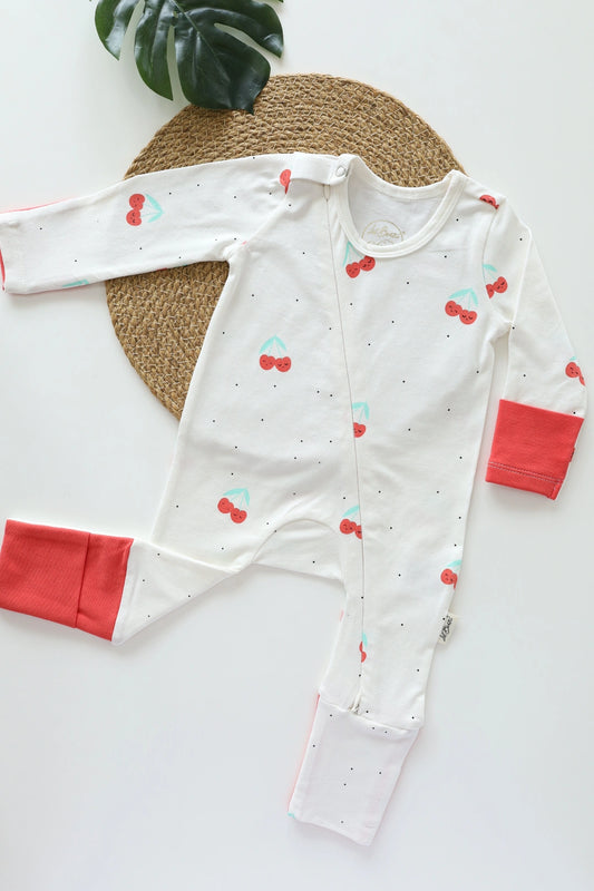 Cerise-Suit-Newborn-Baby-Sleepsuit