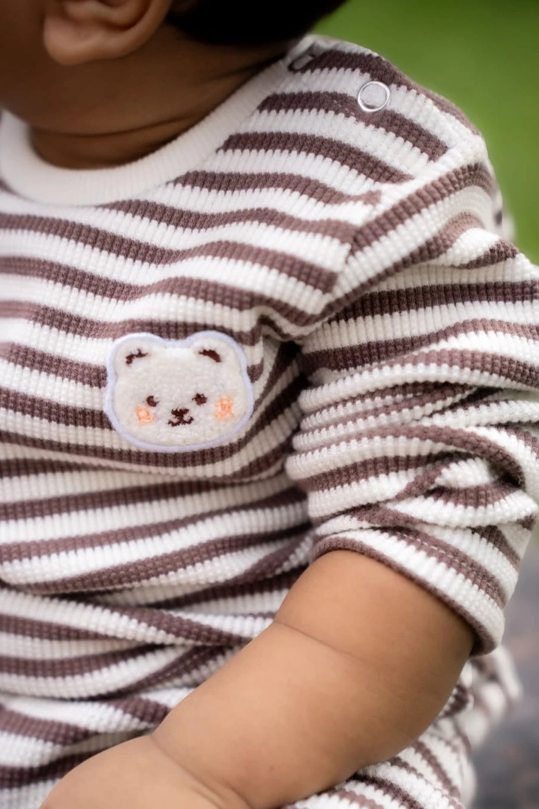 Chestnut-Waffle-Kids-and-Baby-Co-Ord-Set-Model