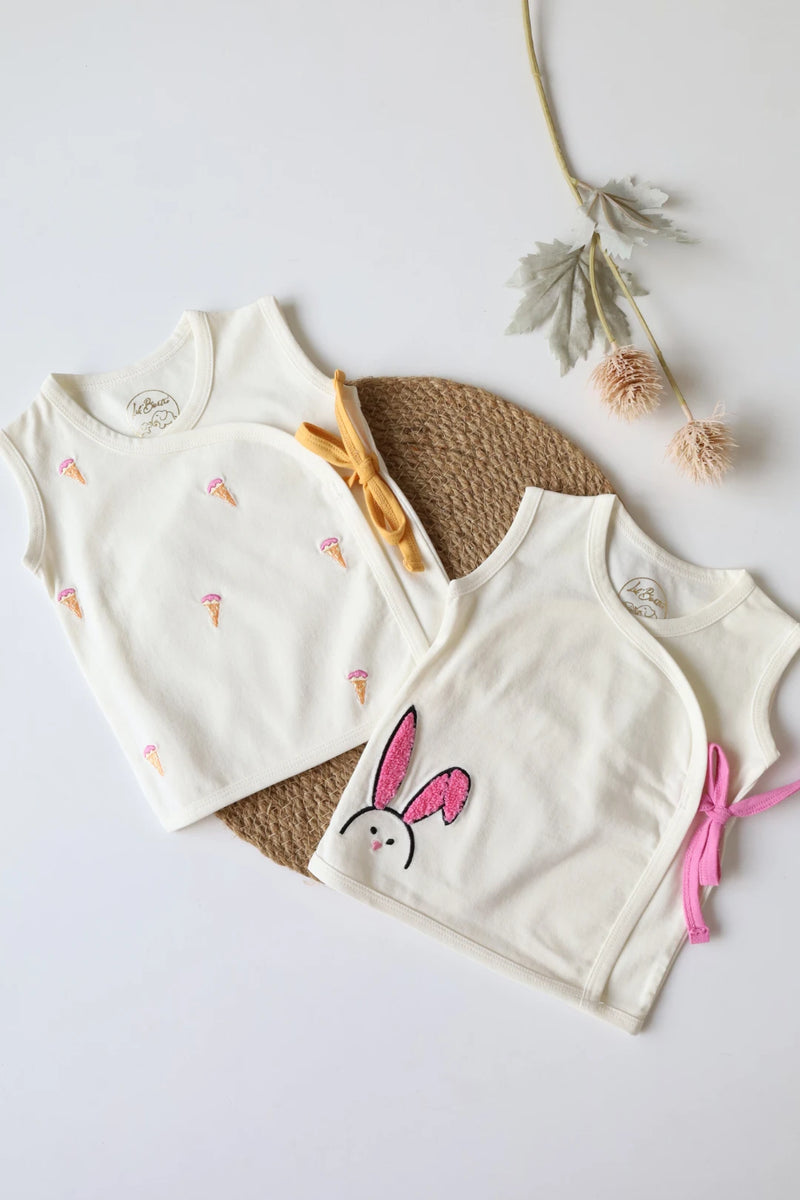 Choco-Hop-Baby-Jabla-Kimono Style-Pack-of-2