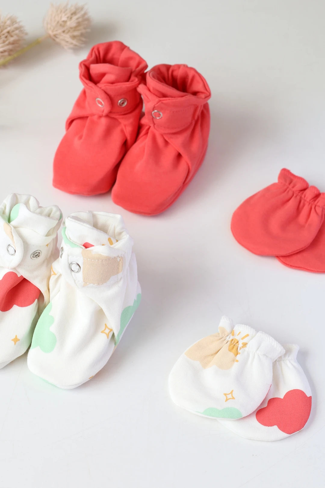 Cloud-Cuddles-Baby-Mittens-and-Booties