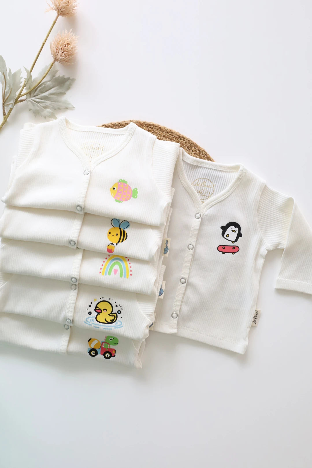 Doodle Dreams Full Sleeve Ribknit Jabla Pack of 6