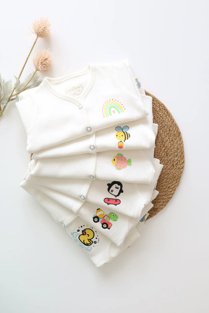 Doodle Dreams Full Sleeve Ribknit Jabla Pack of 6