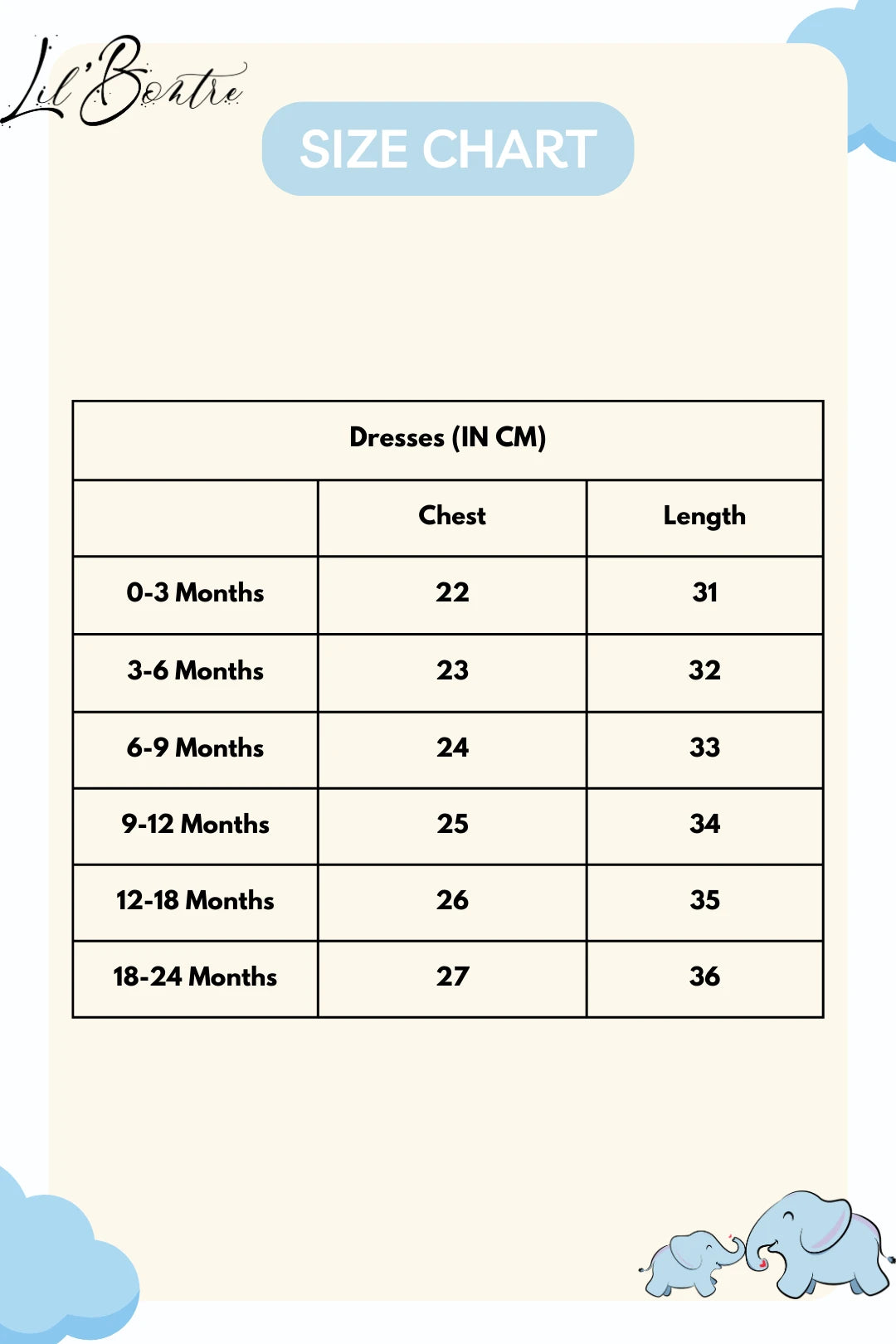 Dresses-New-launch-Size-Chart