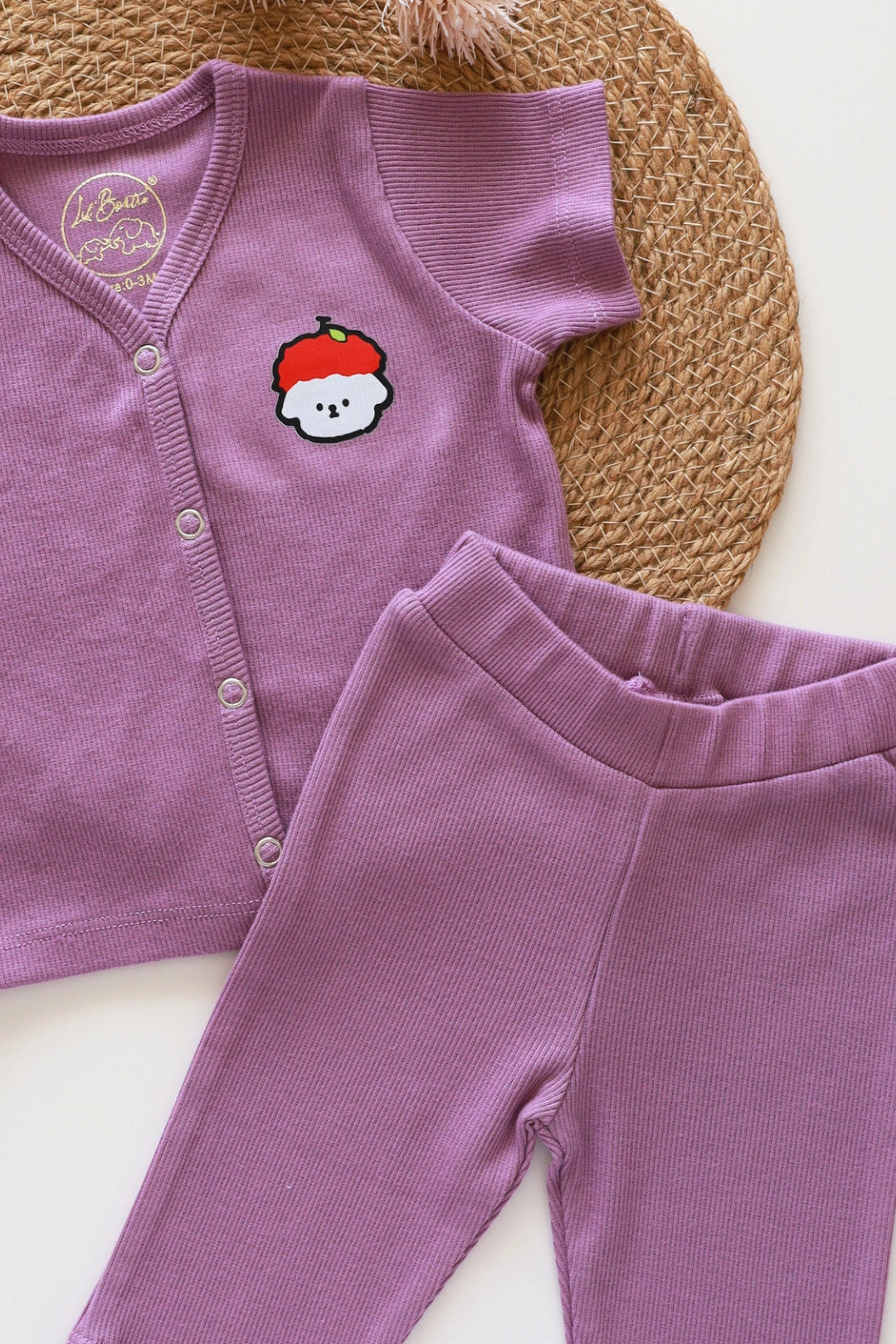 Ducky Doo-RibKnit-Unisex Baby Top and Pant Set