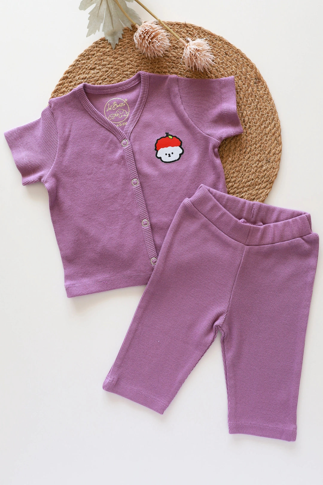 Ducky Doo-RibKnit-Unisex Baby Top and Pant Set