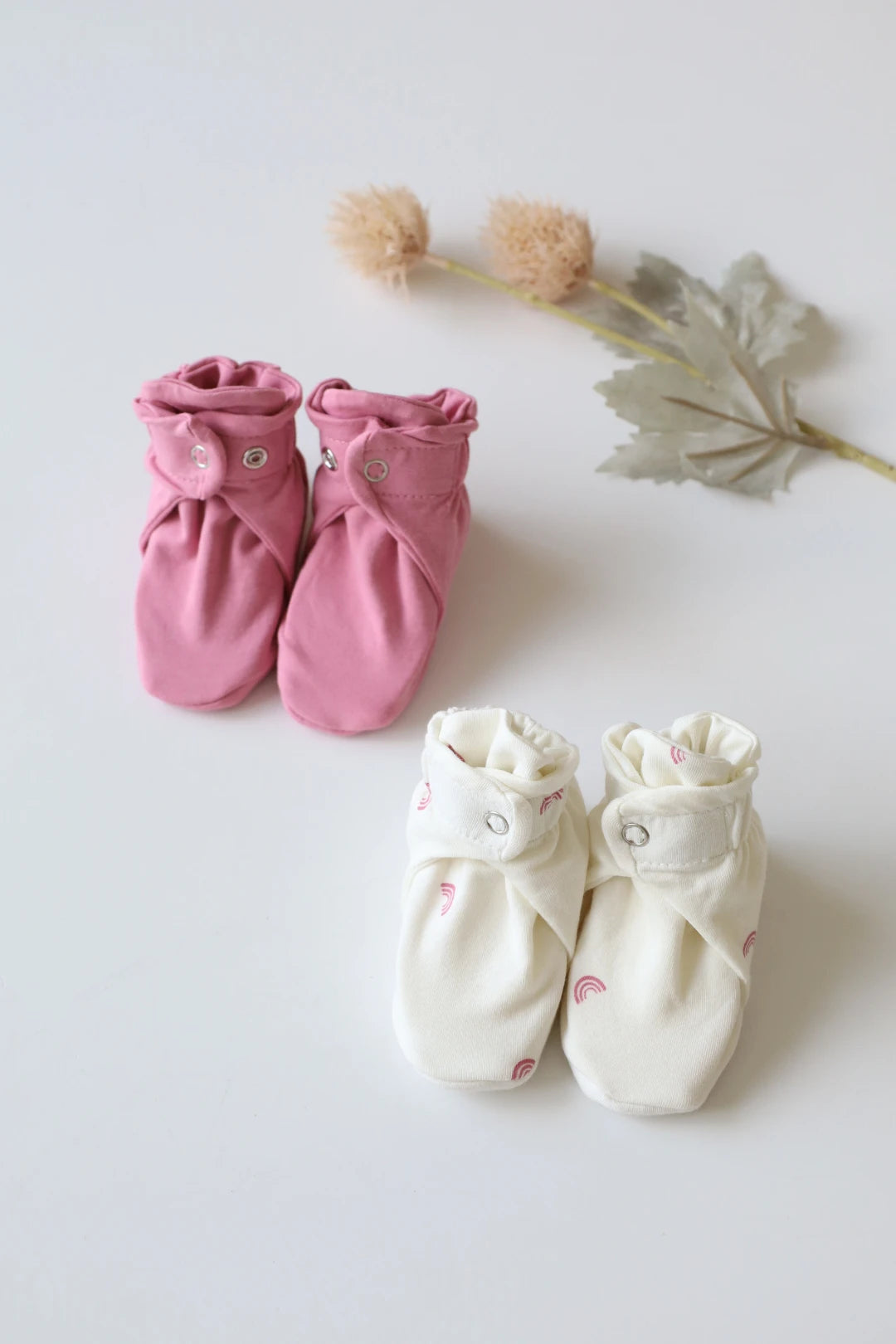 Duo-Arch-Newborn-Baby-Booties-and-Socks