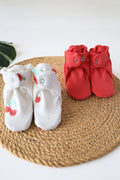 Duo Cerise-Baby Booties Pack of 2