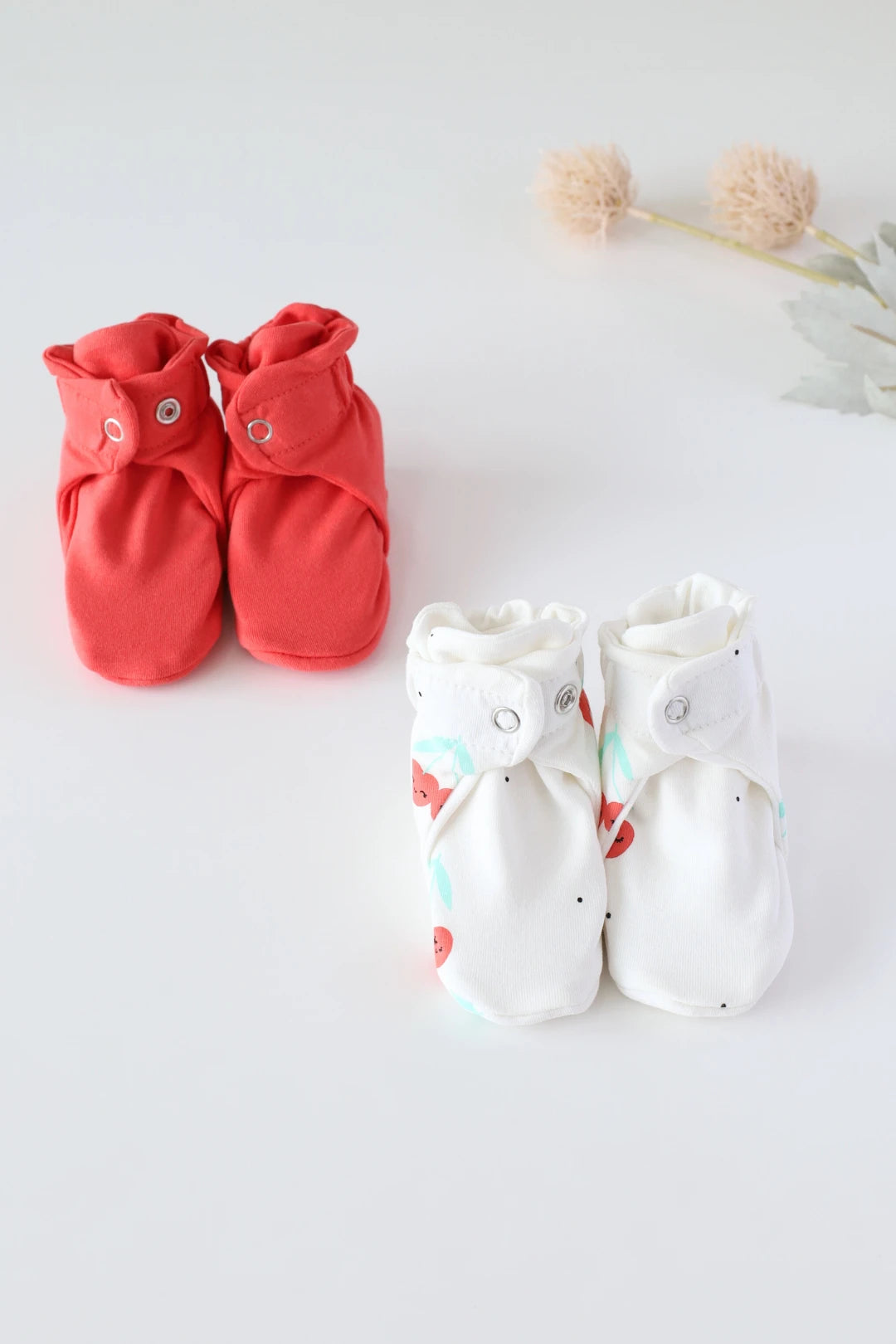 Duo-Cerise-Baby-Booties-Pack-of-2-2