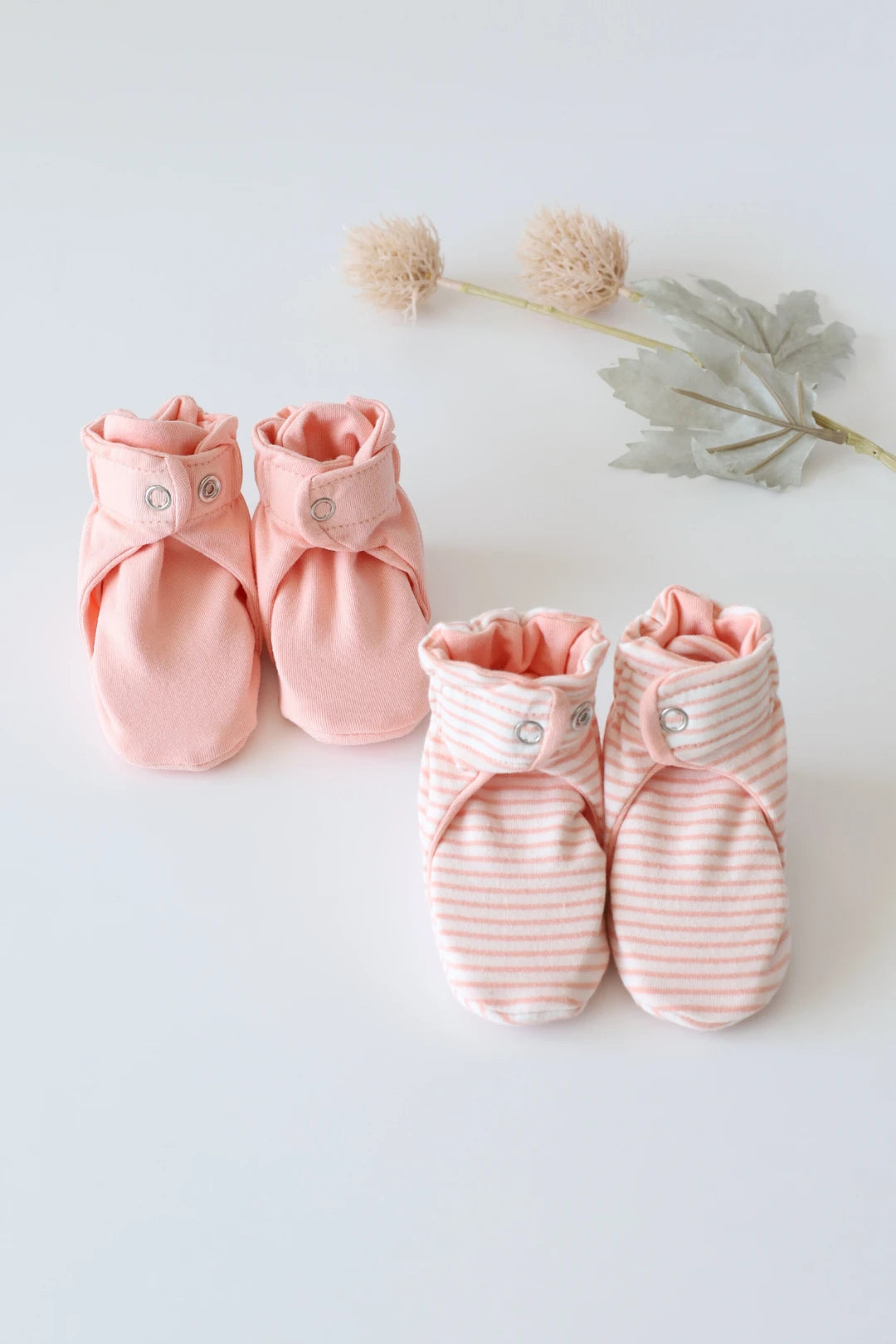 Duo-Petaline-Baby-Booties-Combo