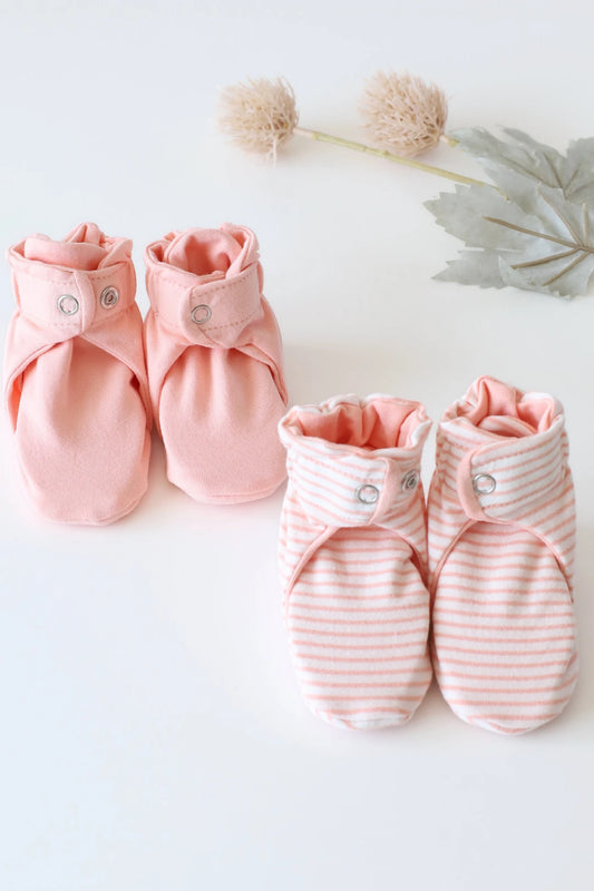 Duo-Petaline-Baby-Booties-Combo