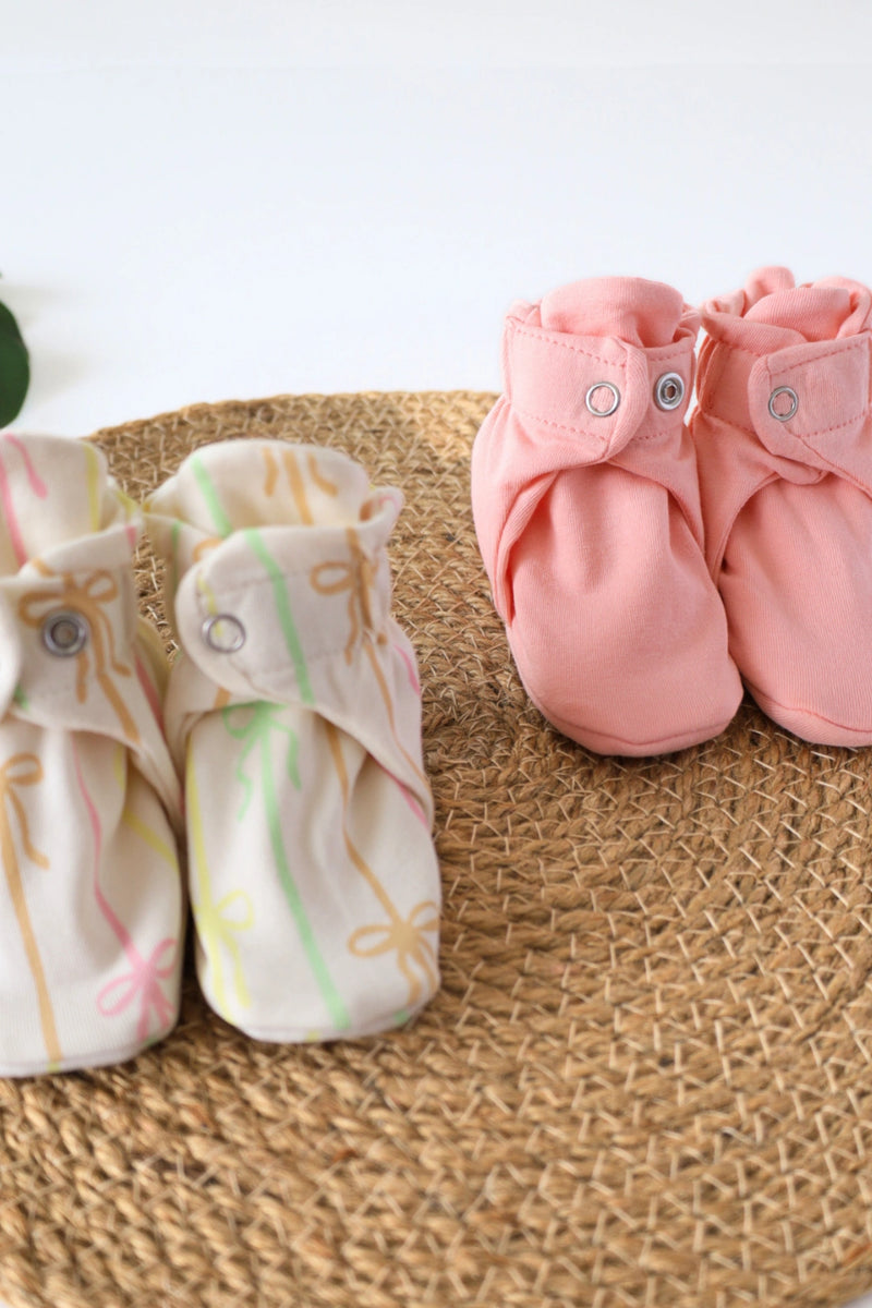 Duo Pristine-Baby Booties Combo
