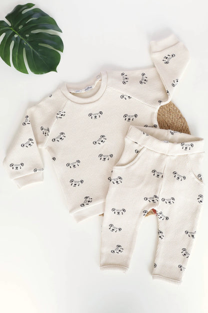Ecru-Waffle-Kids-and-Baby-Co-Ord-Set