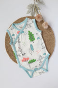 Ewe Charm-Kimono Baby Romper