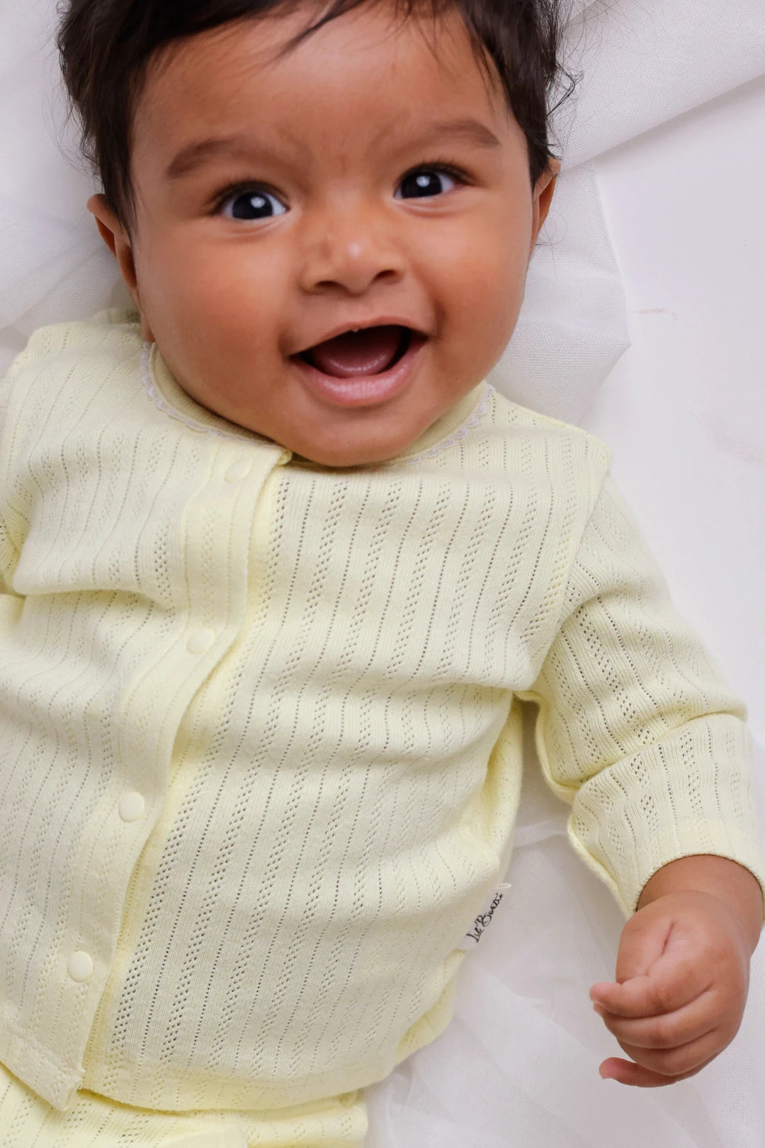 Eyelet-Buttercream-Pointelle-Newborn-Clothes-Set