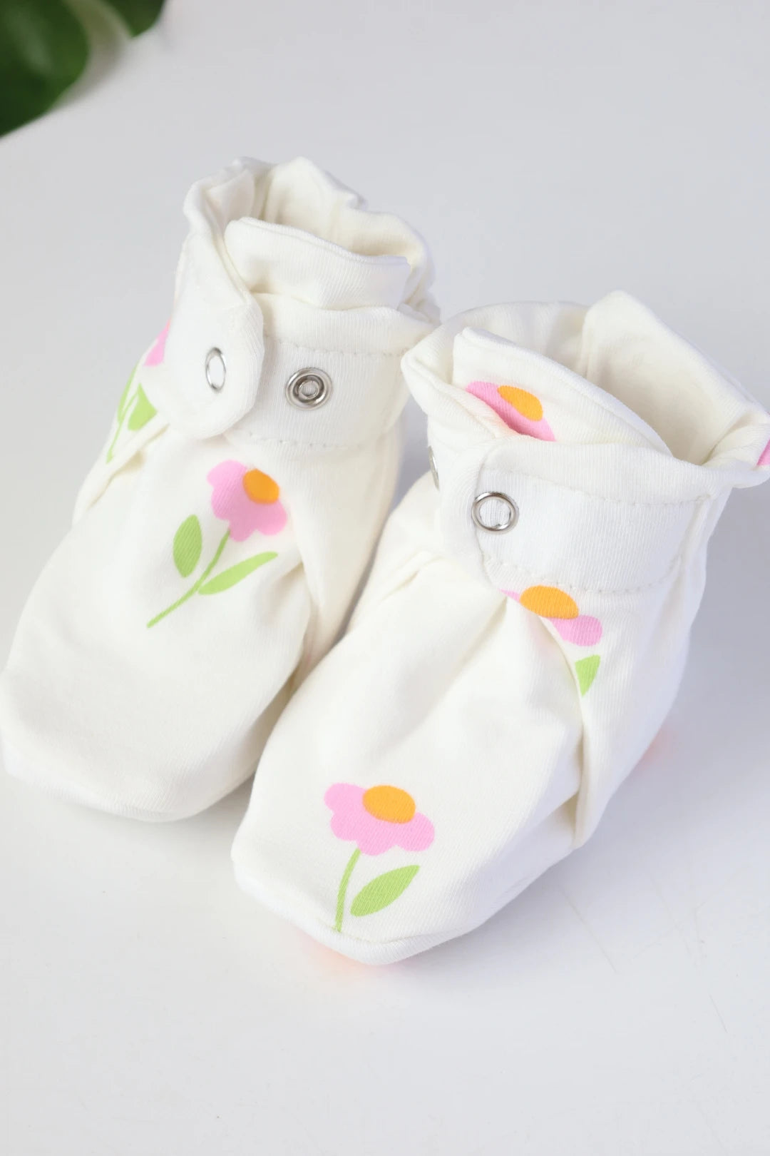 Floral-Fluff-Baby-Booties